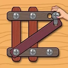 play Wood Nuts Master Screw Puzzle